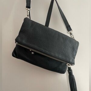 Roots Canada Anna Clutch Prince (black)